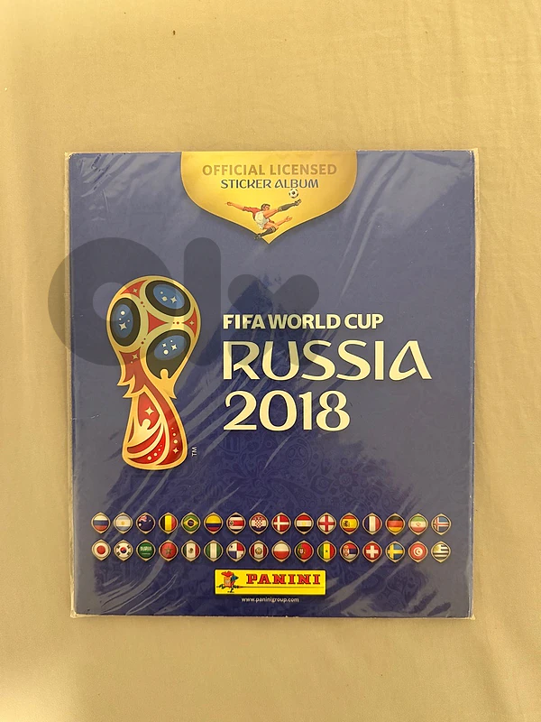 complete panini album wc2018