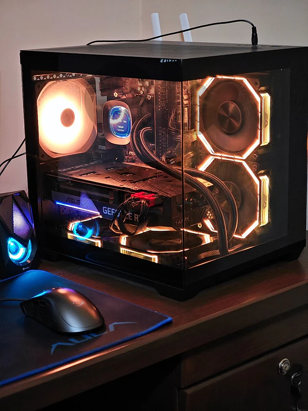 Darkflash C275p Compact Case + 3 Darkflash Fans included