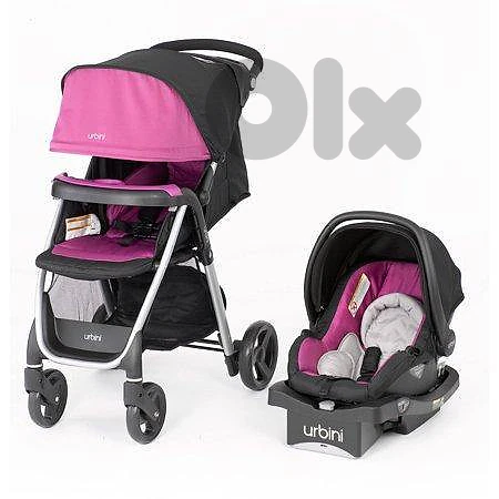 stroller and car seat