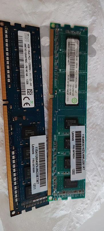3x Desktop RAM Sticks Bundle (16GB DDR4 + 2x 4GB DDR3) – Used 3x Desktop RAM Sticks Bundle (16GB DDR4 + 2x 4GB DDR3) – Used