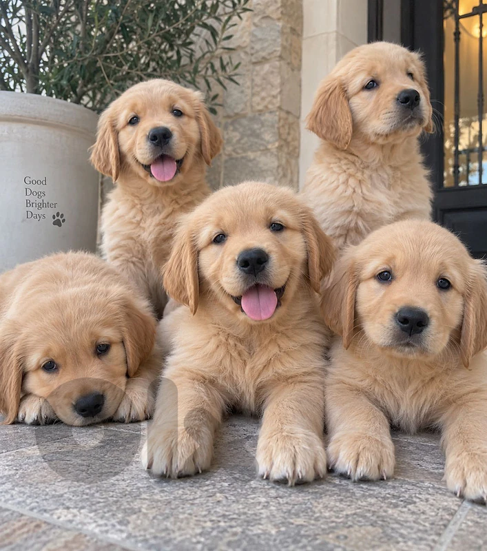 Golden retriever puppies/Dog / كلاب/ Available in Store