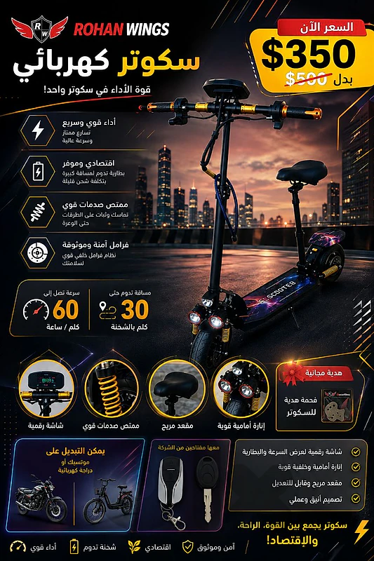 electric scooter 1000w