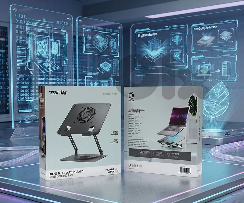 𝗚𝗿𝗲𝗲𝗻 𝗟𝗶𝗼𝗻 𝗔𝗱𝗷𝘂𝘀𝘁𝗮𝗯𝗹𝗲 𝗟𝗮𝗽𝘁𝗼𝗽 𝗦𝘁𝗮𝗻𝗱