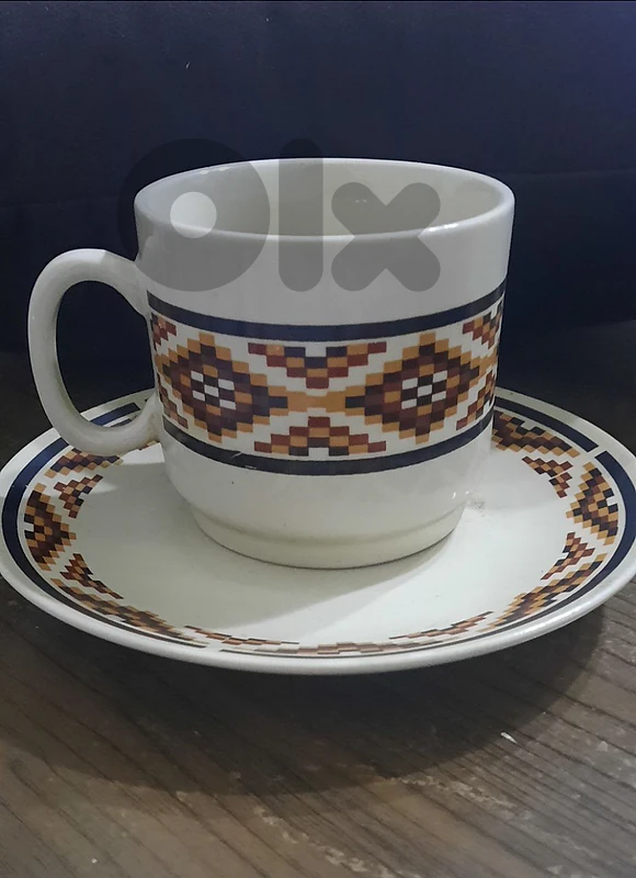 Tea cups. new. not used. 6 pieces. فناجين شاي  قطع٦