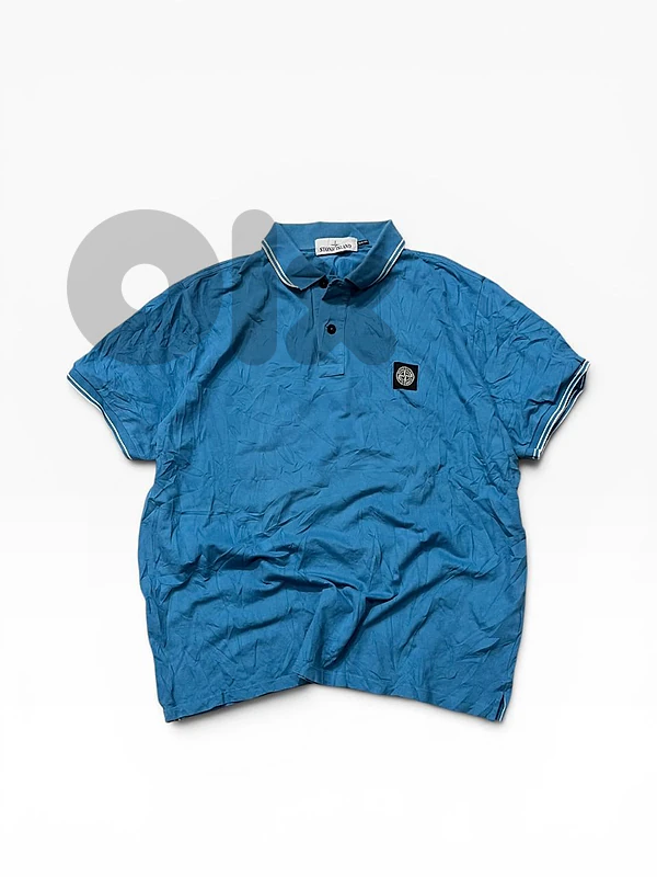 stone island shirt in blue L