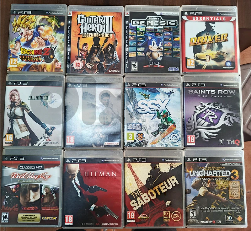 ps3 gmaes with catalogue and contorler original ps3 gmaes with catalogue and contorler original