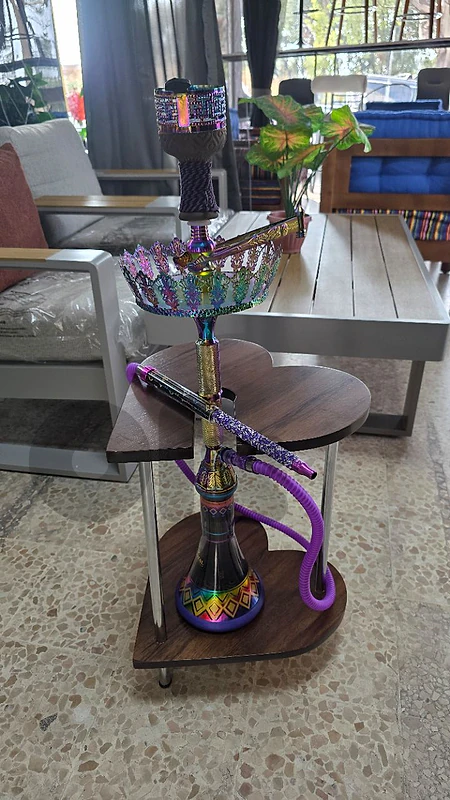 طاولة للاركيلة طابقين.   table for arguile