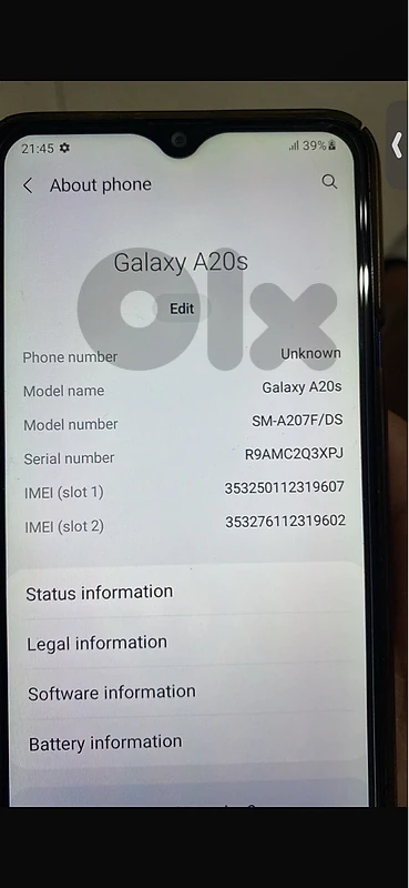 samsung A20s