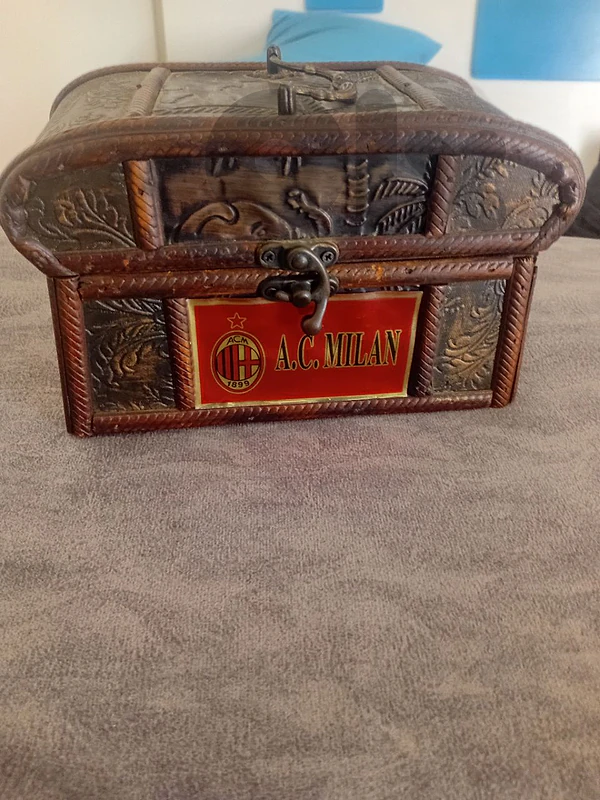 wooden box ac milan jwelerye box