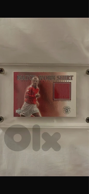 David Beckam match worn shirt