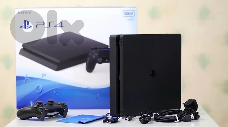 PS4 Slim 1000 GB معدلة مع 20 لعبة