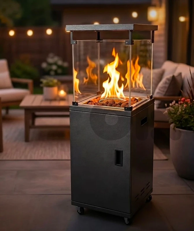 patio glass heater square (big size) دفاية