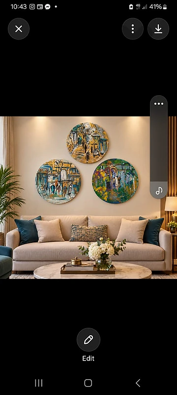 رسم زيتي يعرى  مغري  3لوحات  مميزه 75$