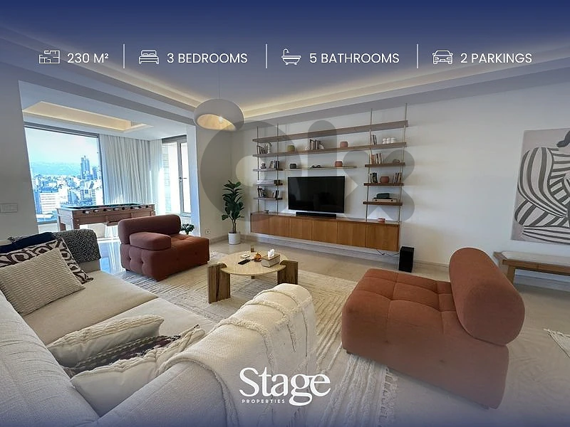 Sea-View Apartment with 3 Master Bedrooms | Spears, Beirut