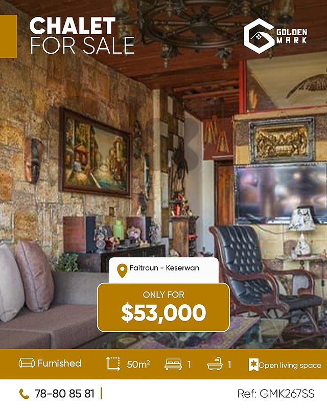 GMK267SS - Chalet For Sale In Faitroun - شاليه للبيع في فيطرون GMK267SS - Chalet For Sale In Faitroun - شاليه للبيع في فيطرون