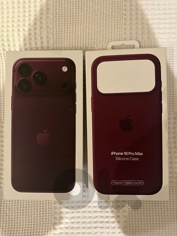 Iphone 18 pro max 256 Gb Burgundy+Free Original Cover