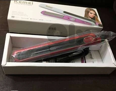 Hair straightener kemel in a box new مملس شعر