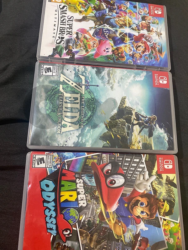 3 Nintendo Switch Games
