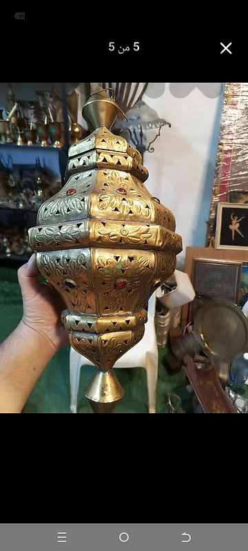 فانوس نحاس شرقي أنتيك مميز حجم كبير
٥٠ سم السعر ٧٥$