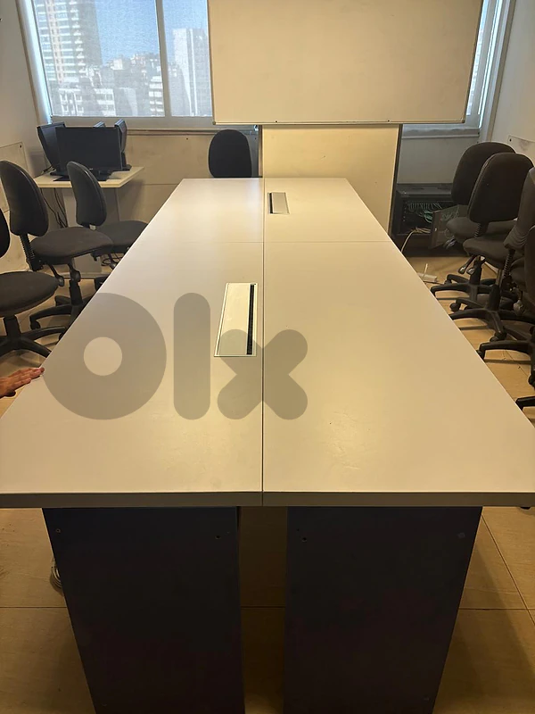 excellent quality set of 4 office tables