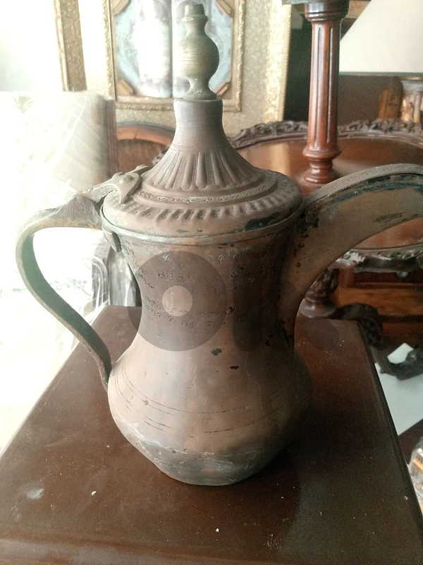 مصب قهوة عربي قديم نحاس
