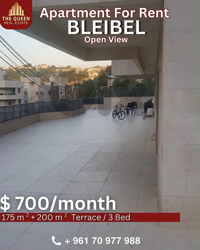 rent bleibel appartment terrace