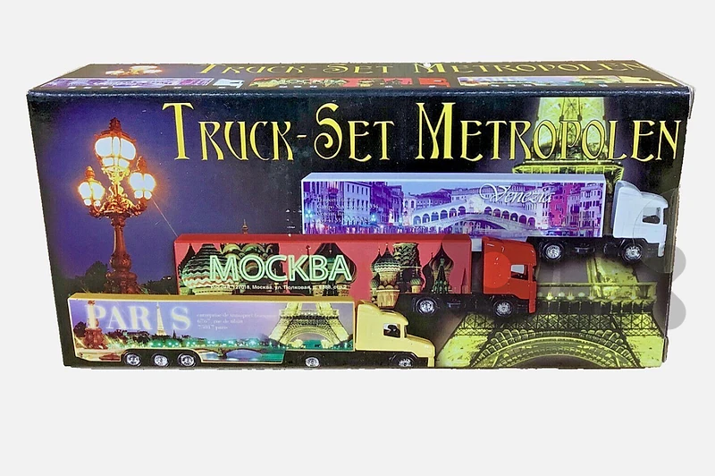 Vintage truck-Set Metropolen miniature