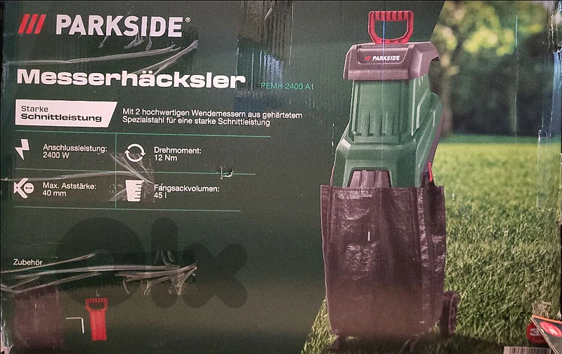 فرامة أو مفرمة أغصان وبقايا حدائق كهربائية (Garden Shredde