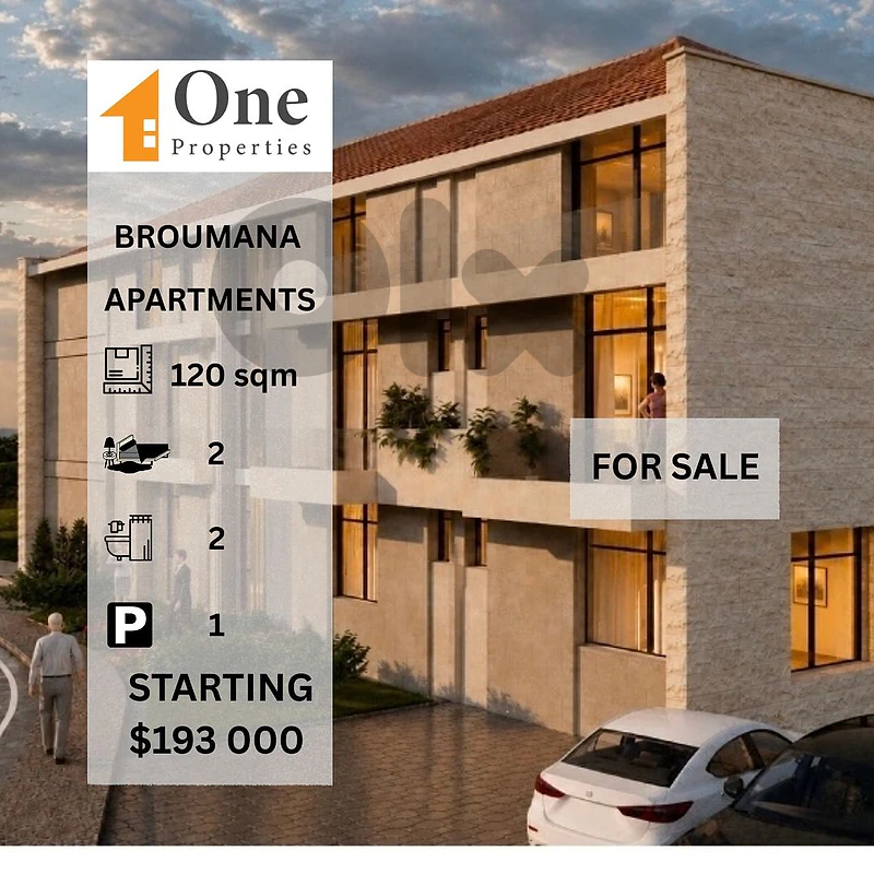 APARTMENTS FOR SALE IN BROUMMANA