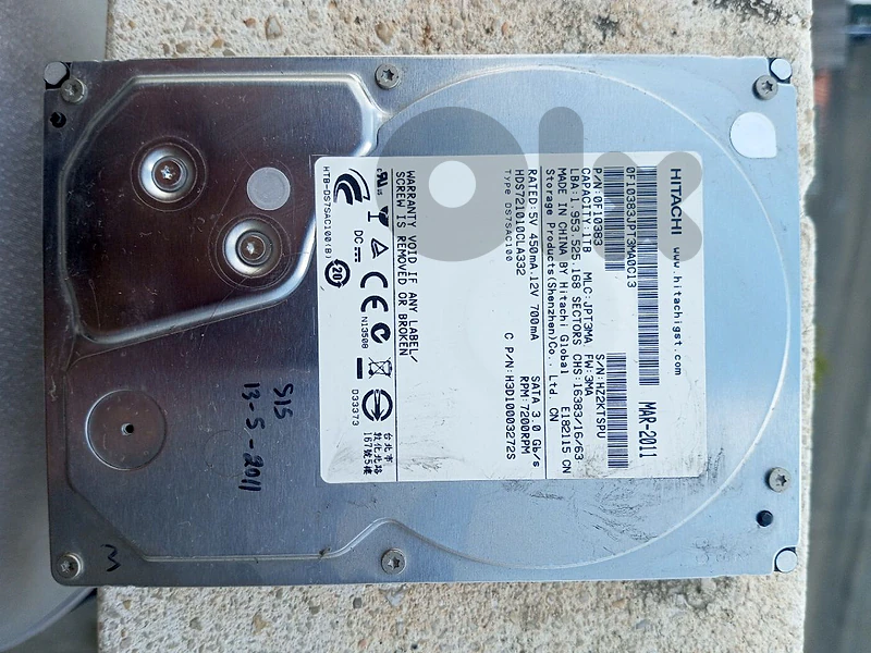 Hitachi SATA HDD 1 Tera