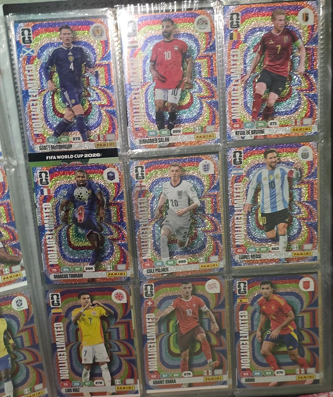 2026 Panini FIFA World Cup Adrenalyn XL Limited Edition Cards