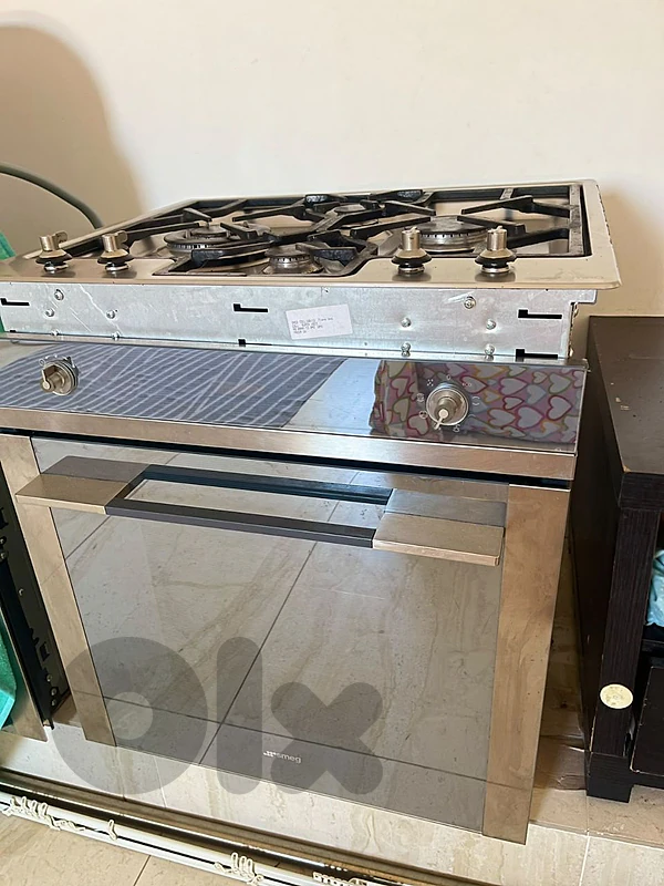 SMEG set TOP GAS+OVEN+ COMBI-MICROWAVE