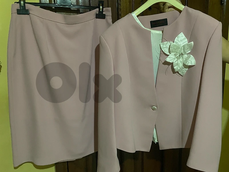 Pink tailor set size :46 new