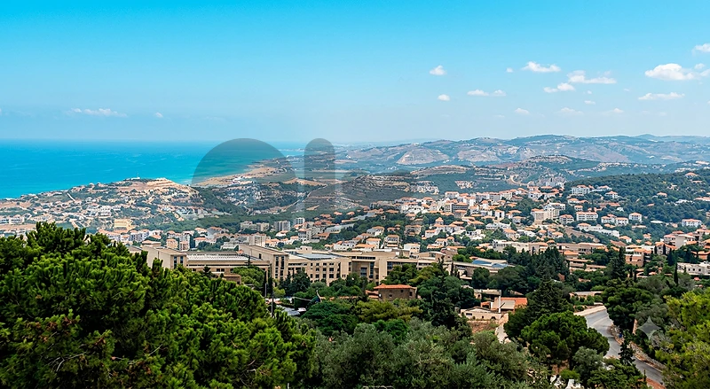 Land for sale in Roumieh/ Unobstructed Panoramic Seaview
