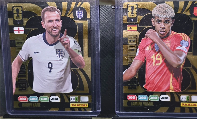 Panini Adrenalyn XL FIFA Golden Baller Lot: Lamine Yamal & Harry Kane