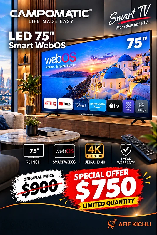 Campomatic Gsmart led 32-43-50-55-65-75 Smart 4K