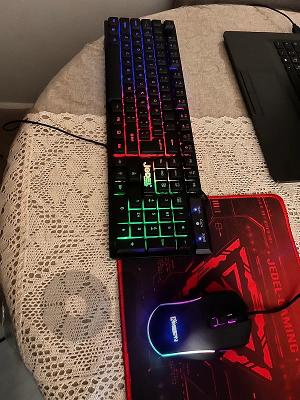 mouse + keyboard + mouse pad