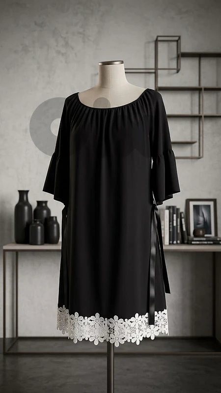 black dress