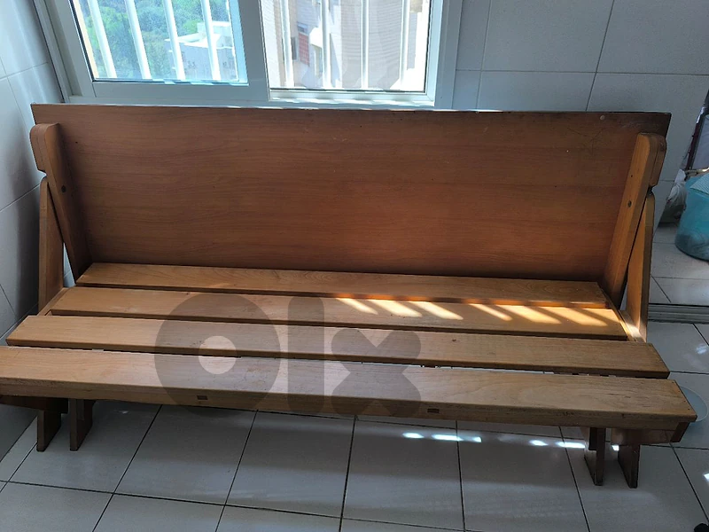 outdoor or kitchen wooden foldable table + bench