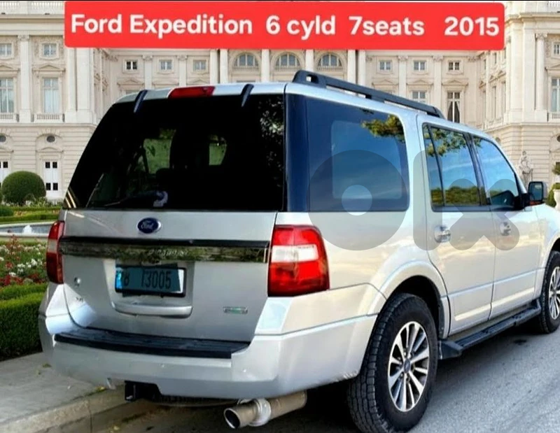 Ford Expedition 2015  7 seats  6 cylinders  company source Lebanon