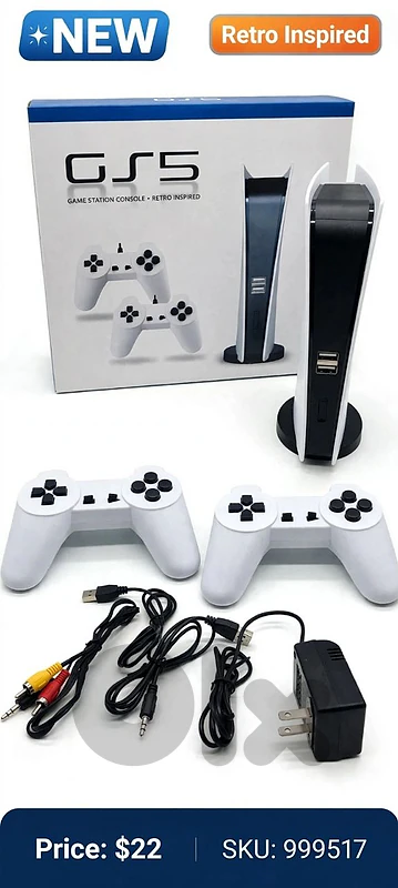 GS5 Game Station Retro Console