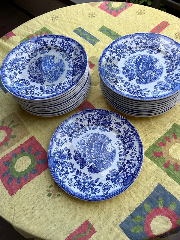 23 vintage plates
