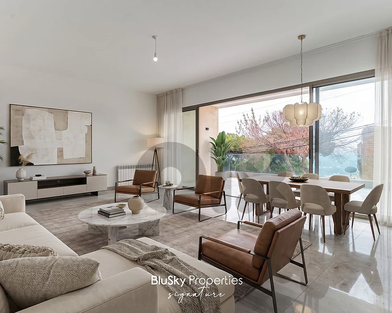Apartment with Garden For RENT In Ouyoun Broumana شقة للإيجار #GS