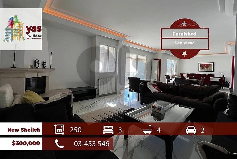 New Sheileh 250m2 | Furnished | Luxury | Calm Area | KS