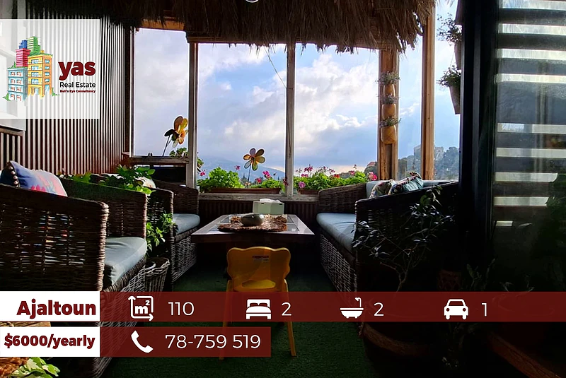 Ajaltoun 110m2 | Well Maintained | View | Rent | Calm Area | KH/KS |