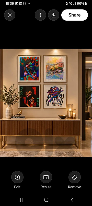 رسم اكوارل  4لوحات80$مع بروز