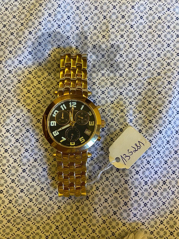 Klaus Kobec Itinerary Luxury Gold Plated Swiss Made Men Watch - New