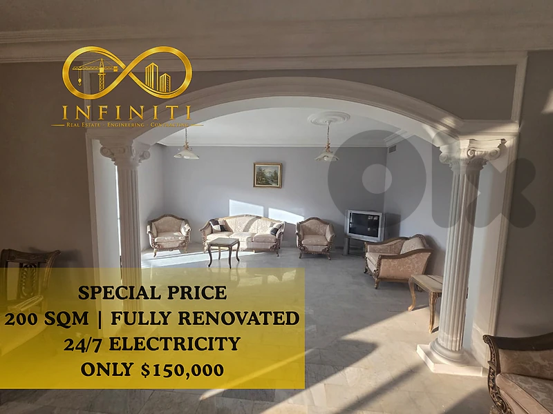 Special Price | 200 SQM Apartment in Chouit, Baabda | 24/7 Electricity