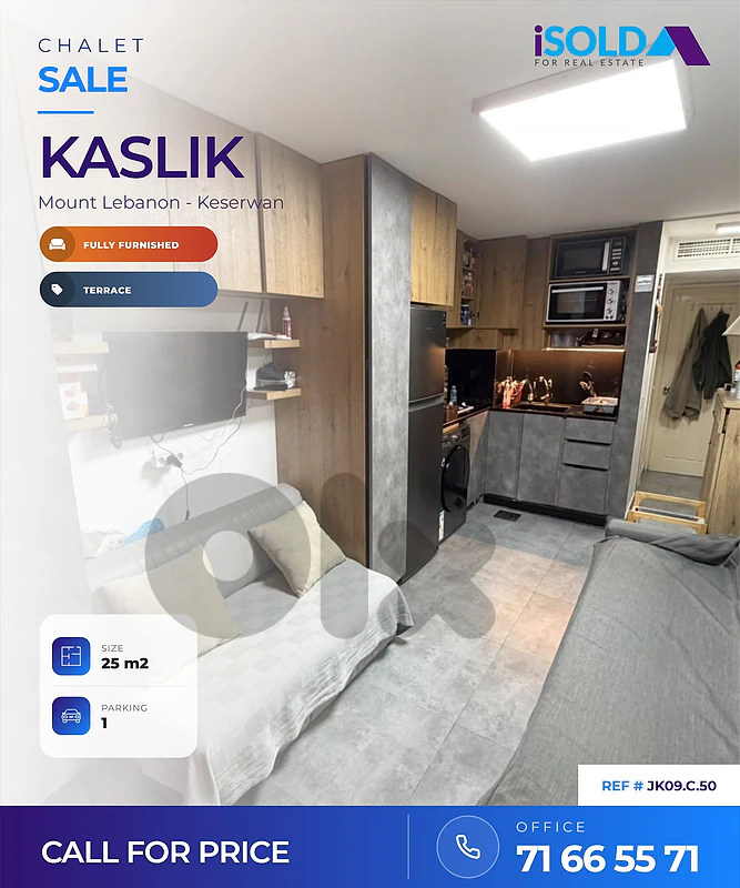 Chalet + Terrace for Sale in Kaslik - شاليه للبيع في كسليك