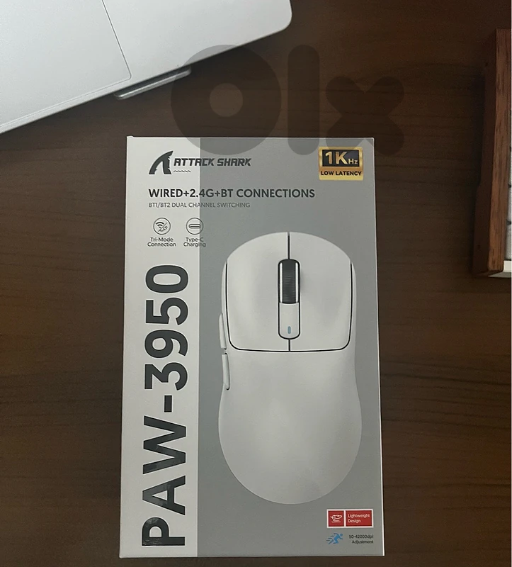 Attack Shark X3MAX Mouse – 49g, PAW3950MAX, Tri-Mode – Open Box Attack Shark X3MAX Mouse – 49g, PAW3950MAX, Tri-Mode – Open Box